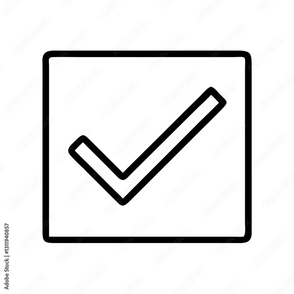 checkbox icon, checkbox line art - simple line art of checkbox, perfect for checkbox logos and icons checkbox icon, checkbox line art - simple line art of checkbox, perfect for checkbox logos and icons