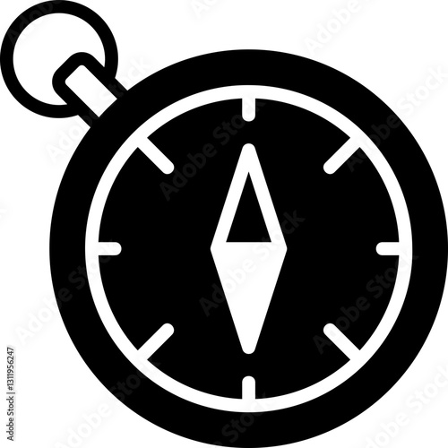Compass glyph icon Free Download Compass glyph icon - GFXLoad