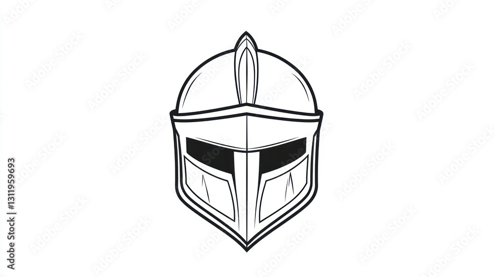 Roman Helmet Graphic Design, Vector Art Roman Helmet Graphic Design, Vector Art