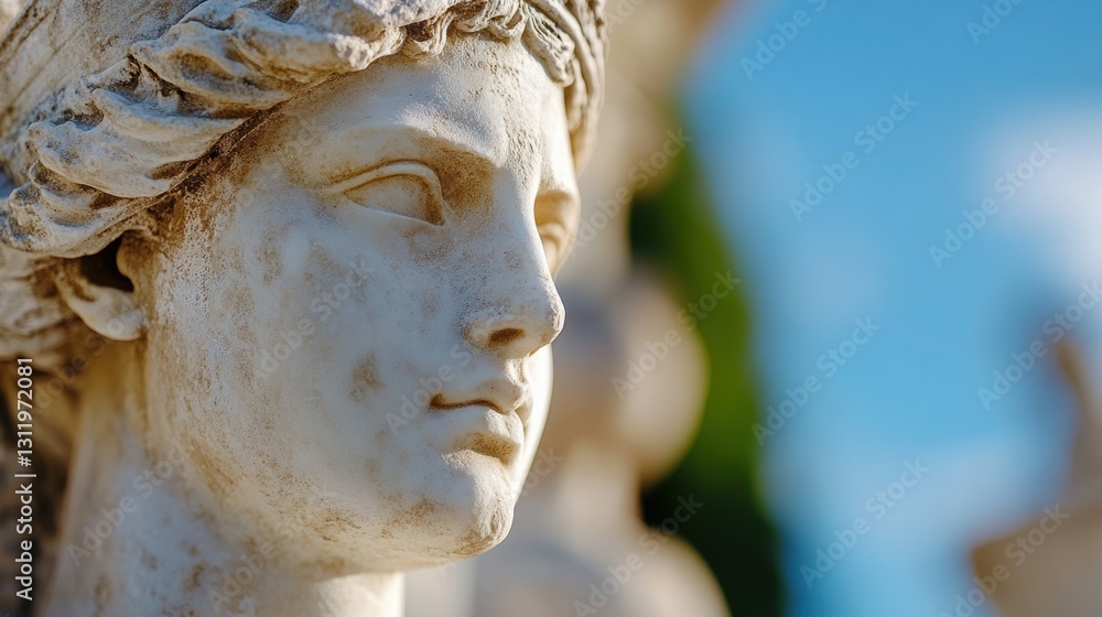 Statue of Themis close-up. Statue of Themis close-up.