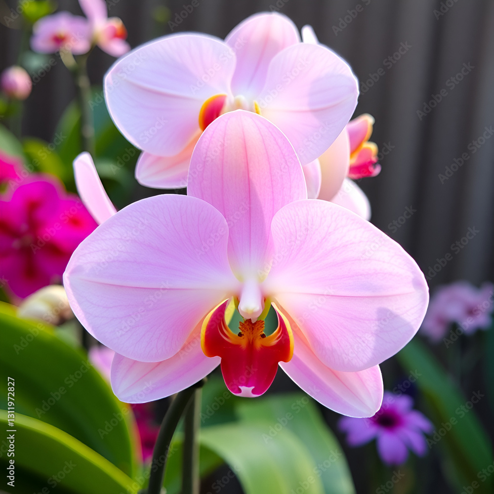 Obraz premium pink orchid flower
