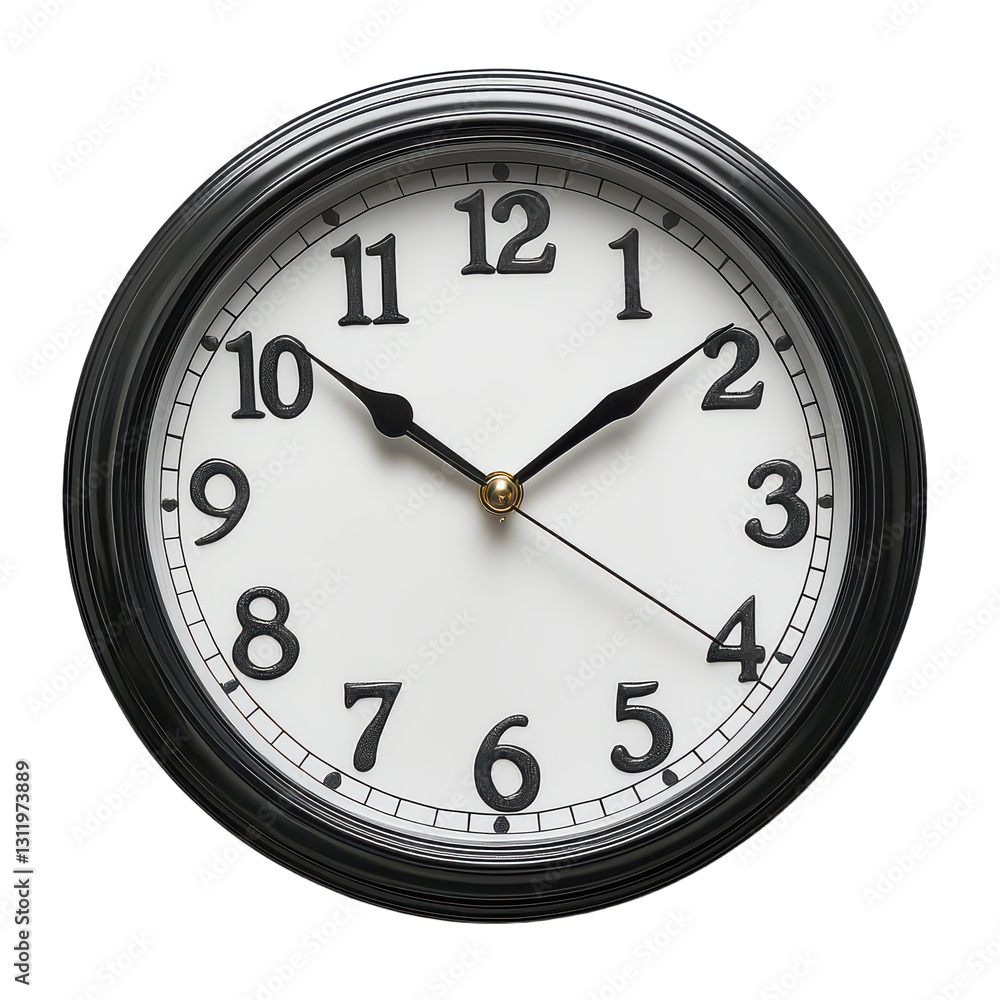 A classroom clock isolated on Cutout background.PNG A classroom clock isolated on Cutout background.PNG