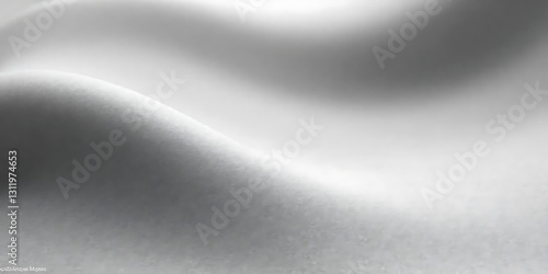 Soft, undulating white surface. Gentle curves and subtle texture create a calming visual