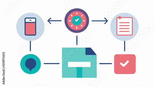 Workflow Diagram A simplified infographicstyle illustration that depicts the flow of selecting scan parameters on the MRI interface with arrows guiding through steps like Select