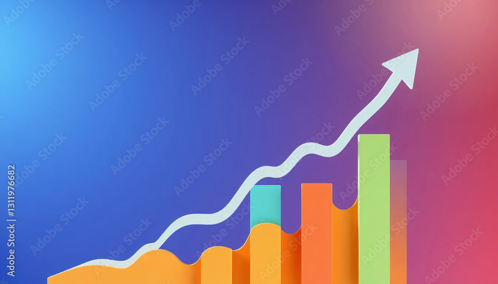 Modern Growth Chart with Upward Trend on Blurred Background
Modern Growth Chart with Upward Trend on Blurred Background