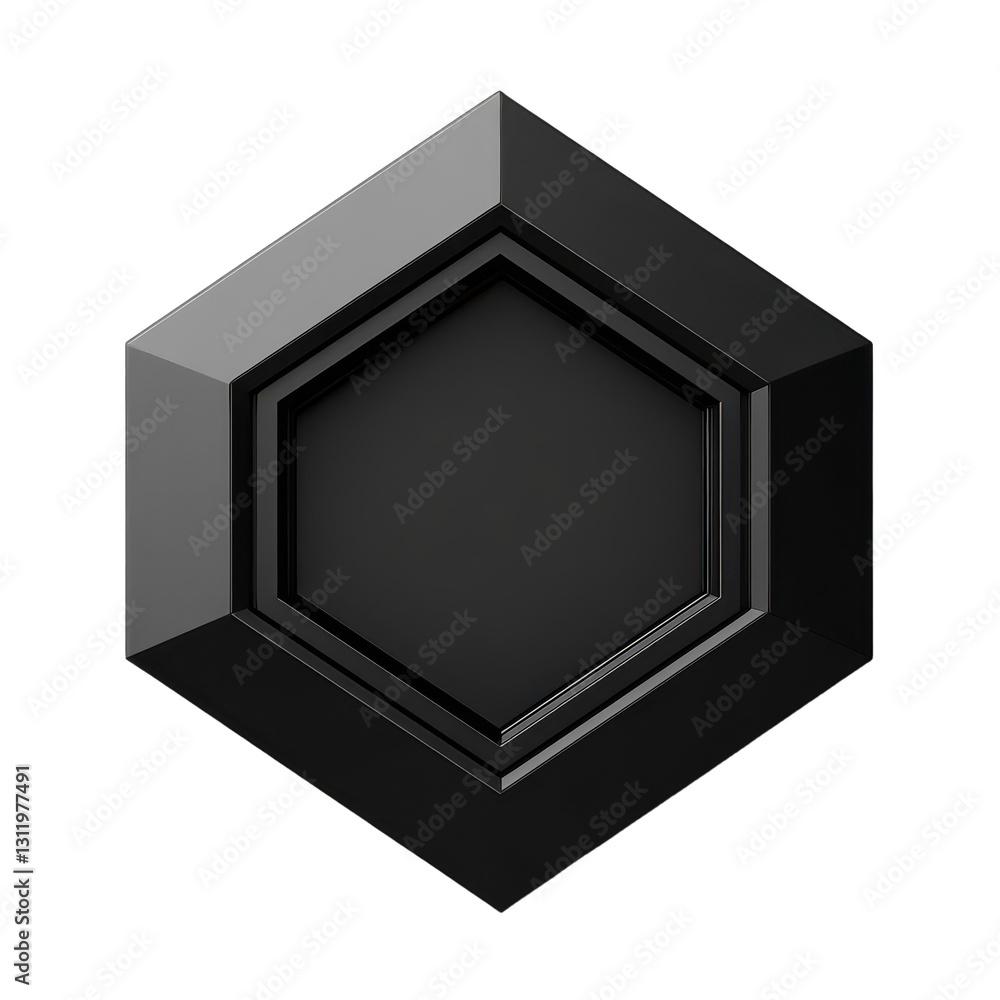 A bold black hexagon isolated on Cutout background.PNG A bold black hexagon isolated on Cutout background.PNG