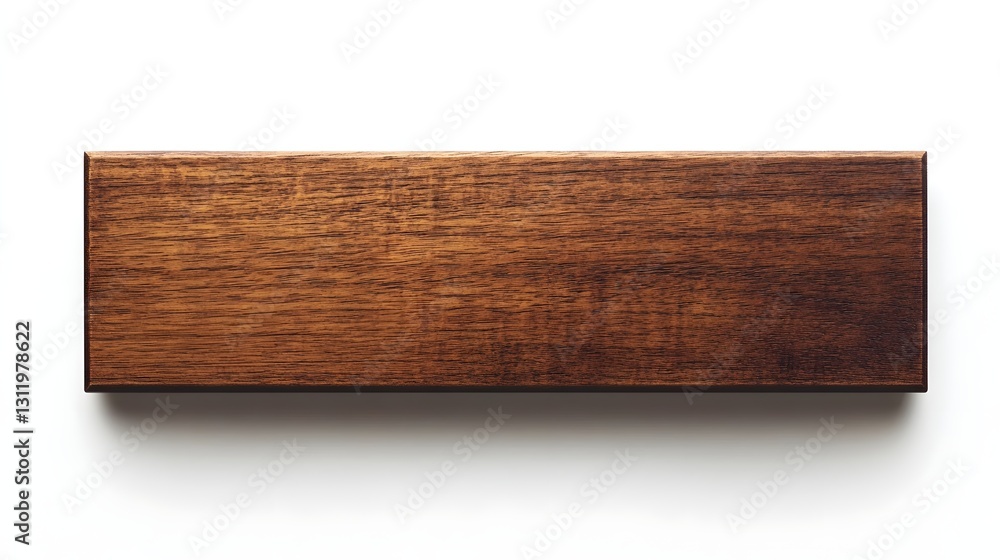Dark Brown Rectangular Wooden Block Surface Dark Brown Rectangular Wooden Block Surface