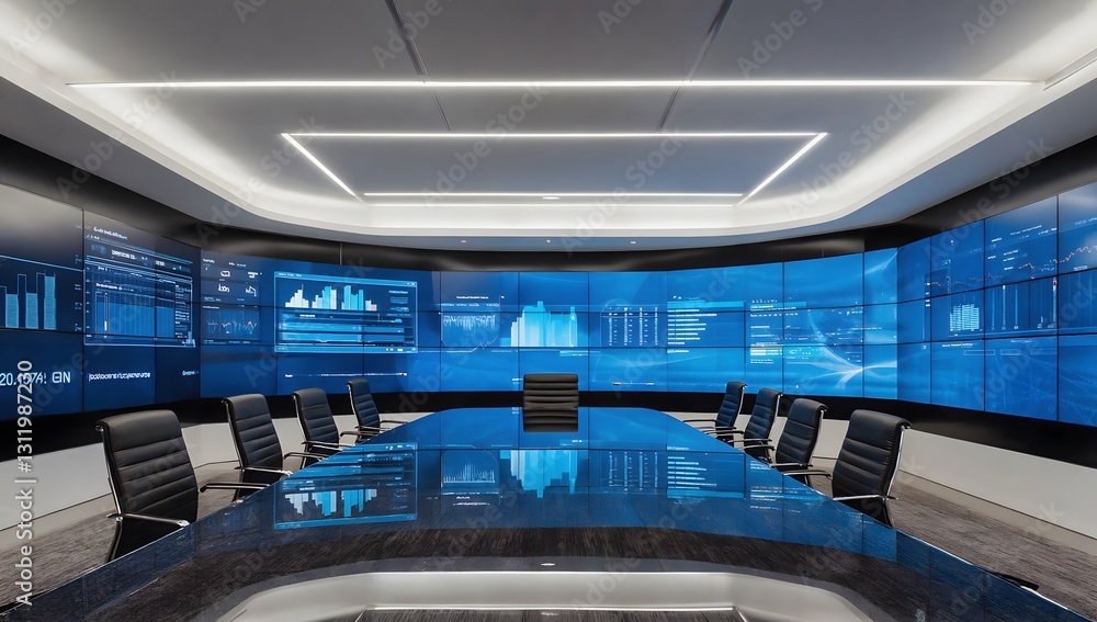 Fototapeta premium Frames Business consulting concept on the virtual screen 