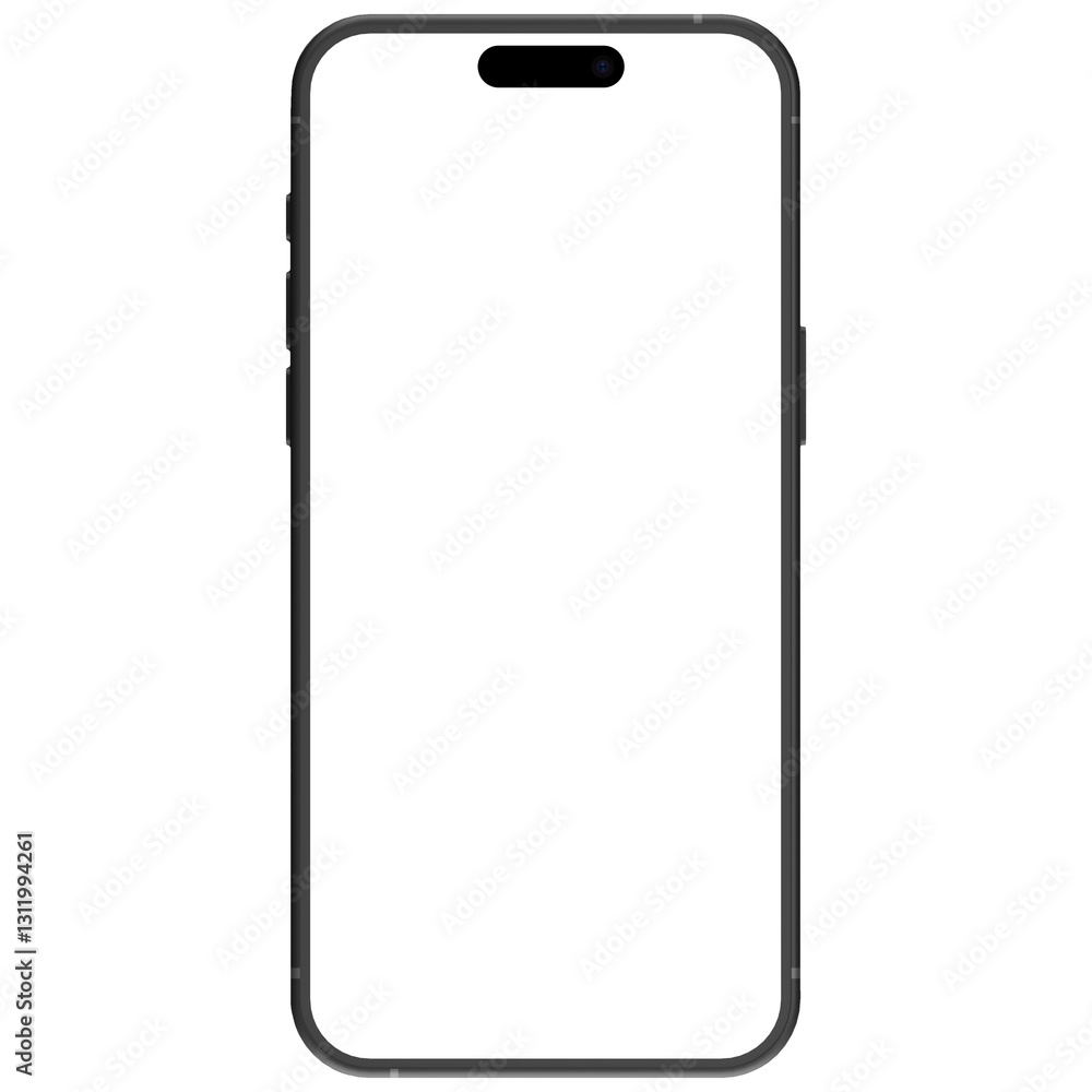 Photo of smartphone device without background and screen. Frame only. Black color. Template for mockup Photo of smartphone device without background and screen. Frame only. Black color. Template for mockup