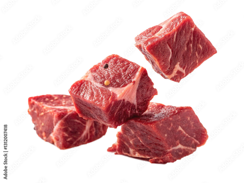 raw meat on white raw meat on white