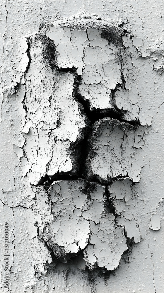 Obraz premium Cracked Paint Surface Texture