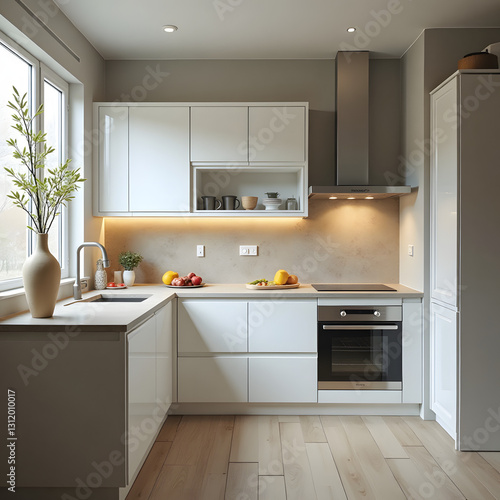 modern kitchen interior