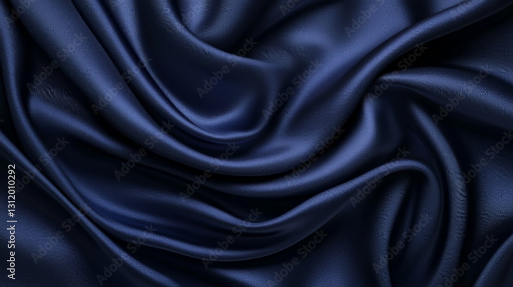 Fototapeta premium Soft Dark Blue Fabric Texture for Background Use