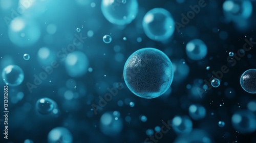 Wallpaper Mural Soft Blue Background with Diffused Lighting Effects Torontodigital.ca