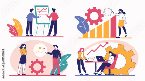 Teamwork Icons Set