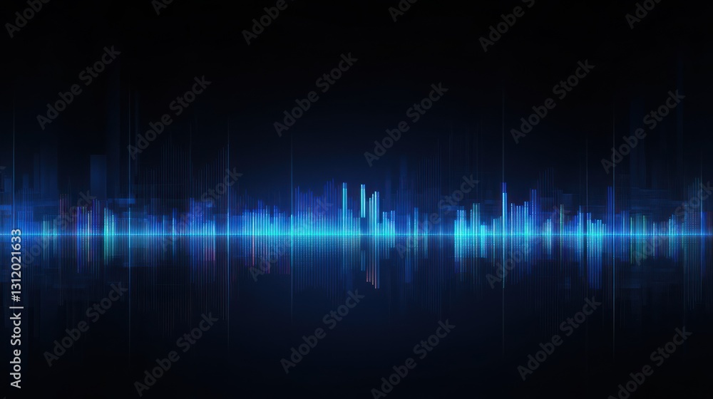 Abstract city skyline light trails, dynamic background, digital art, possible use for technology presentation Abstract city skyline light trails, dynamic background, digital art, possible use for technology presentation