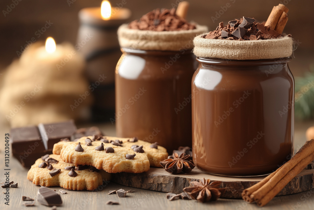 chocolate cream with cookies chocolate cream with cookies