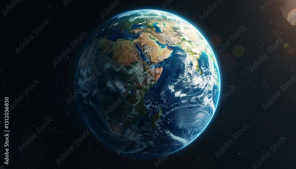 A backdrop featuring the planet Earth A backdrop featuring the planet Earth