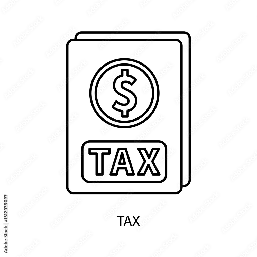 tax icons symbol vector elements for infographic web tax icons symbol vector elements for infographic web