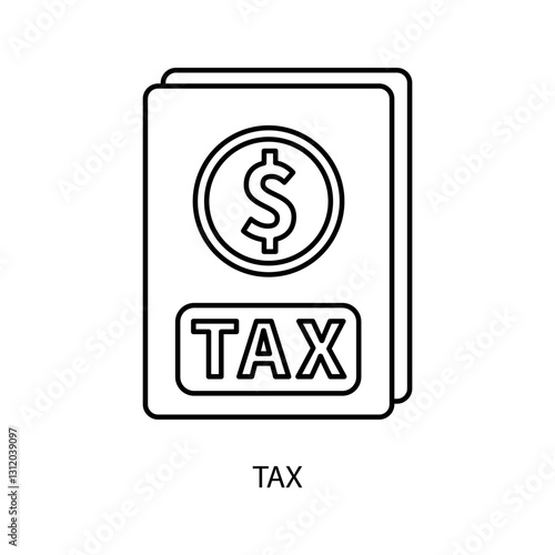 tax icons  symbol vector elements for infographic web