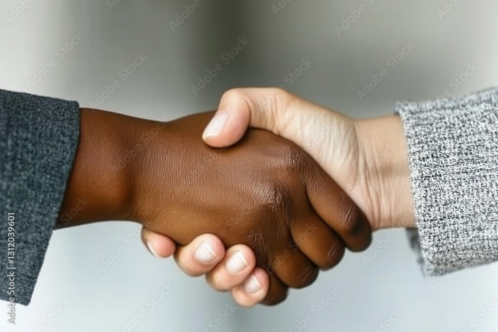 Fototapeta premium handshake between two people