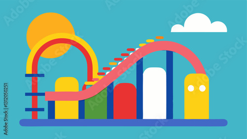 These concepts could be visually represented in a colorful and engaging style suitable for a Discount Roller Coaster theme.