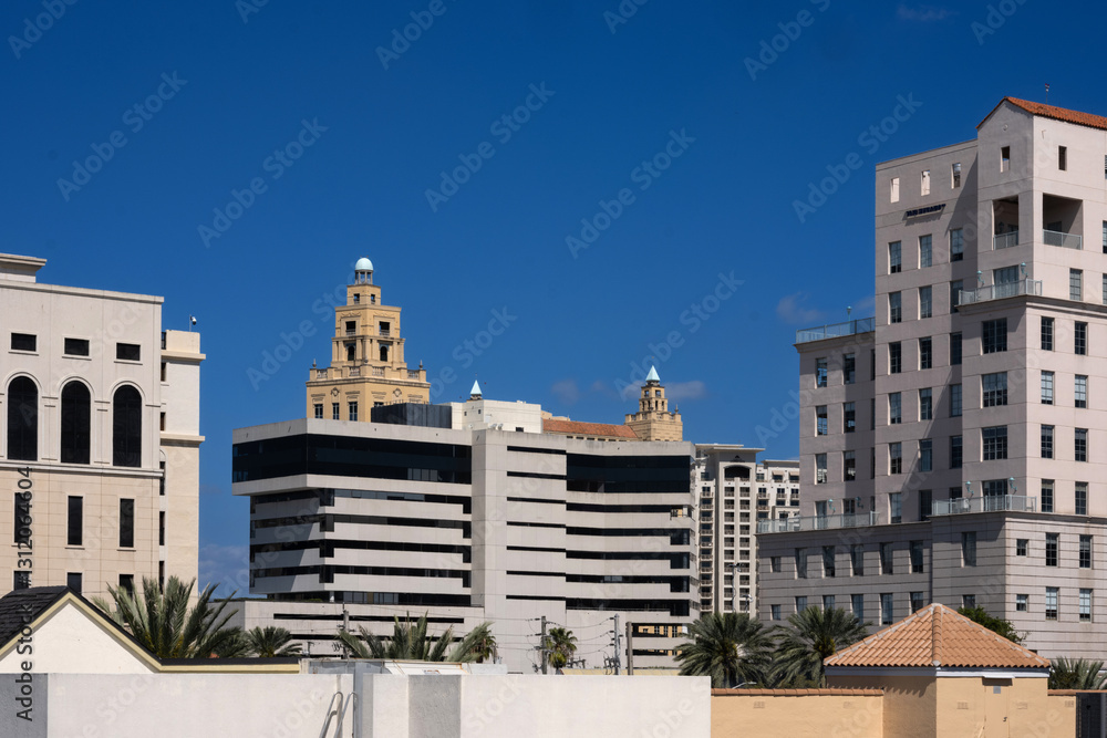 Obraz premium building in the city of Coral Gables