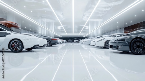 Luxury Car Showroom, Modern Architectural Marvel