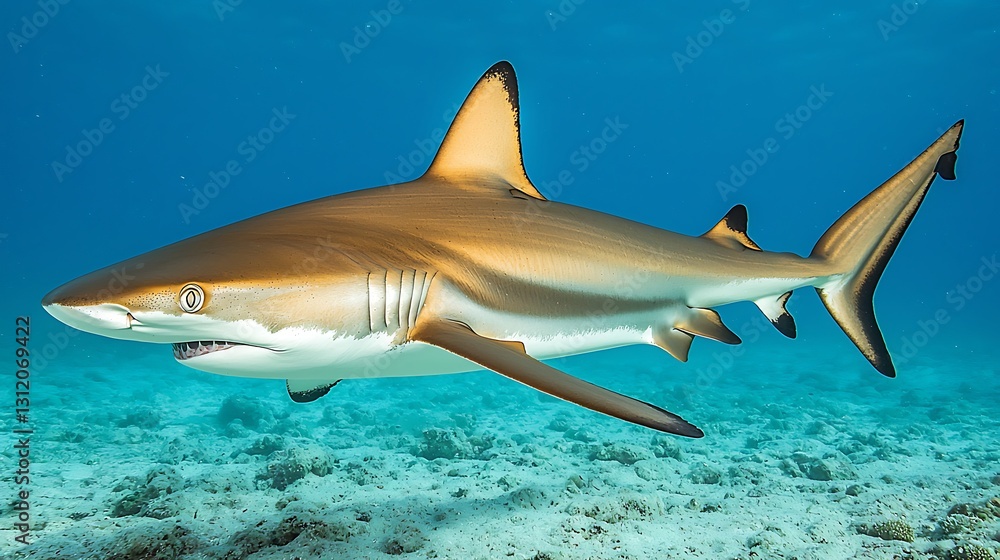 Obraz premium Underwater shot of a shark