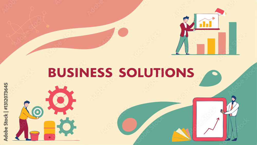 collage poster design business solutions collage poster design business solutions