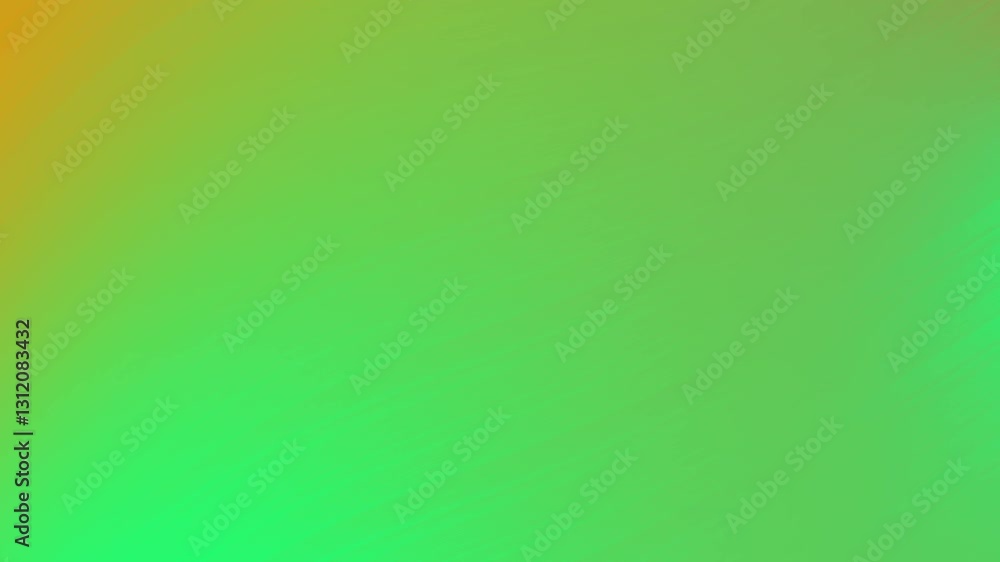 Of a green and orange gradient.