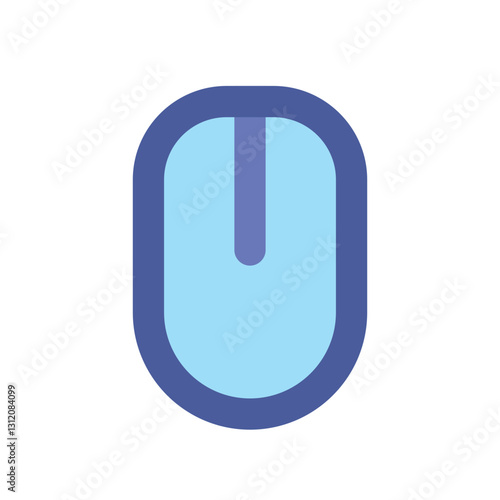 Clean mouse filled line icon