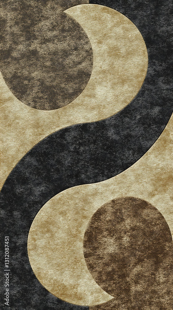 Harmony in textured contrast: Balance of light and dark in organic forms Harmony in textured contrast: Balance of light and dark in organic forms