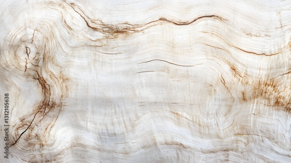 Naklejka premium Detailed view of a bleached and cracked wood grain texture