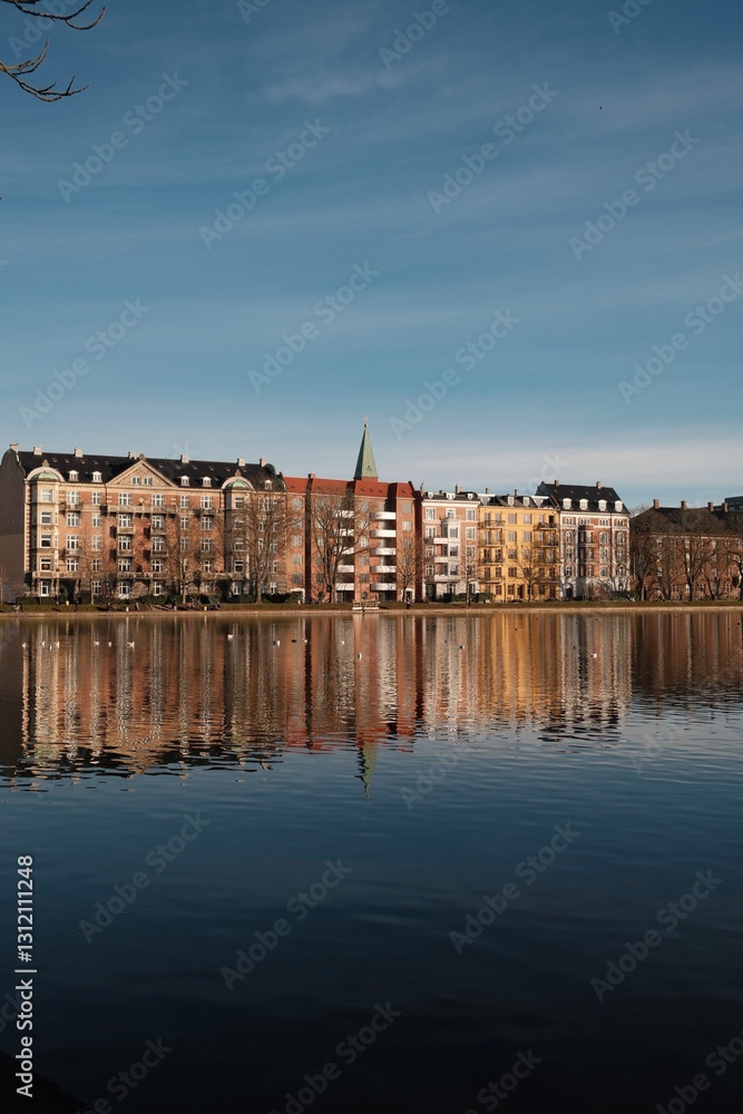 Obraz premium Copenhagen Häuser front 