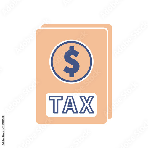 tax icons  symbol vector elements for infographic web