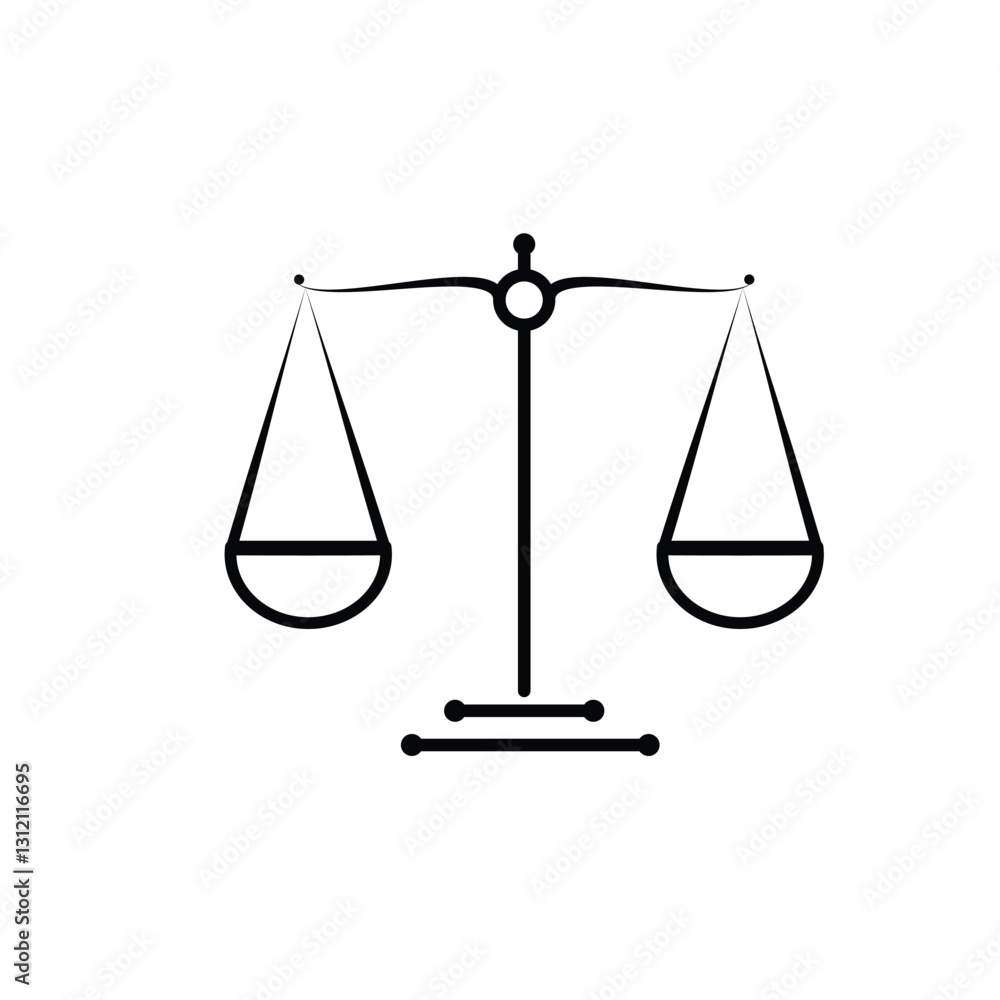 Scale icon ,equal balance icon vector logo design template Scale icon ,equal balance icon vector logo design template