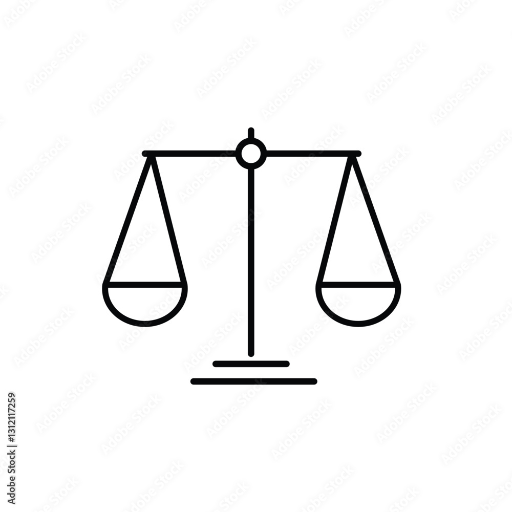 Scale icon ,equal balance icon vector logo design template Scale icon ,equal balance icon vector logo design template
