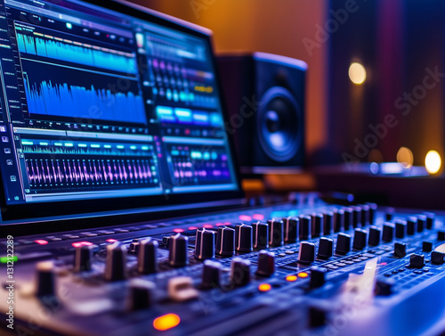 From Analog to Digital: The Modern Music Producer’s Workstation, audio mixing board