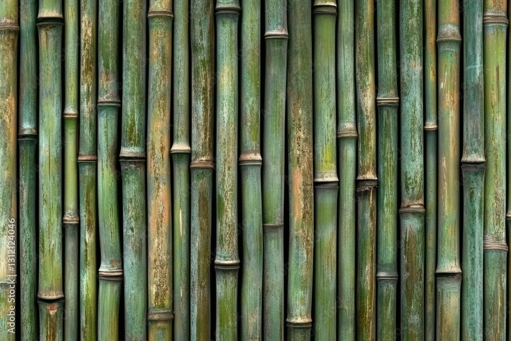 Vibrant green bamboo stalks in natural setting. AI generative Vibrant green bamboo stalks in natural setting. AI generative
