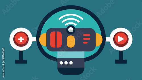 VoiceActivated Functionality An ergonomic device with builtin audio controls and a voice recognition feature