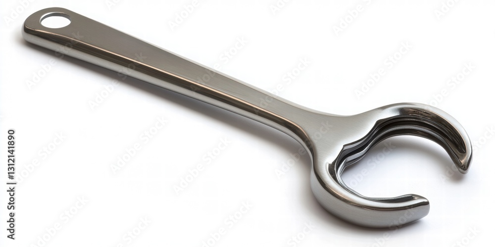 Stainless Steel Wrench with Open End for Mechanical Applications Stainless Steel Wrench with Open End for Mechanical Applications