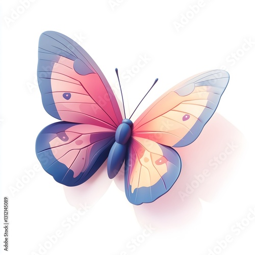 Colorful butterfly illustration