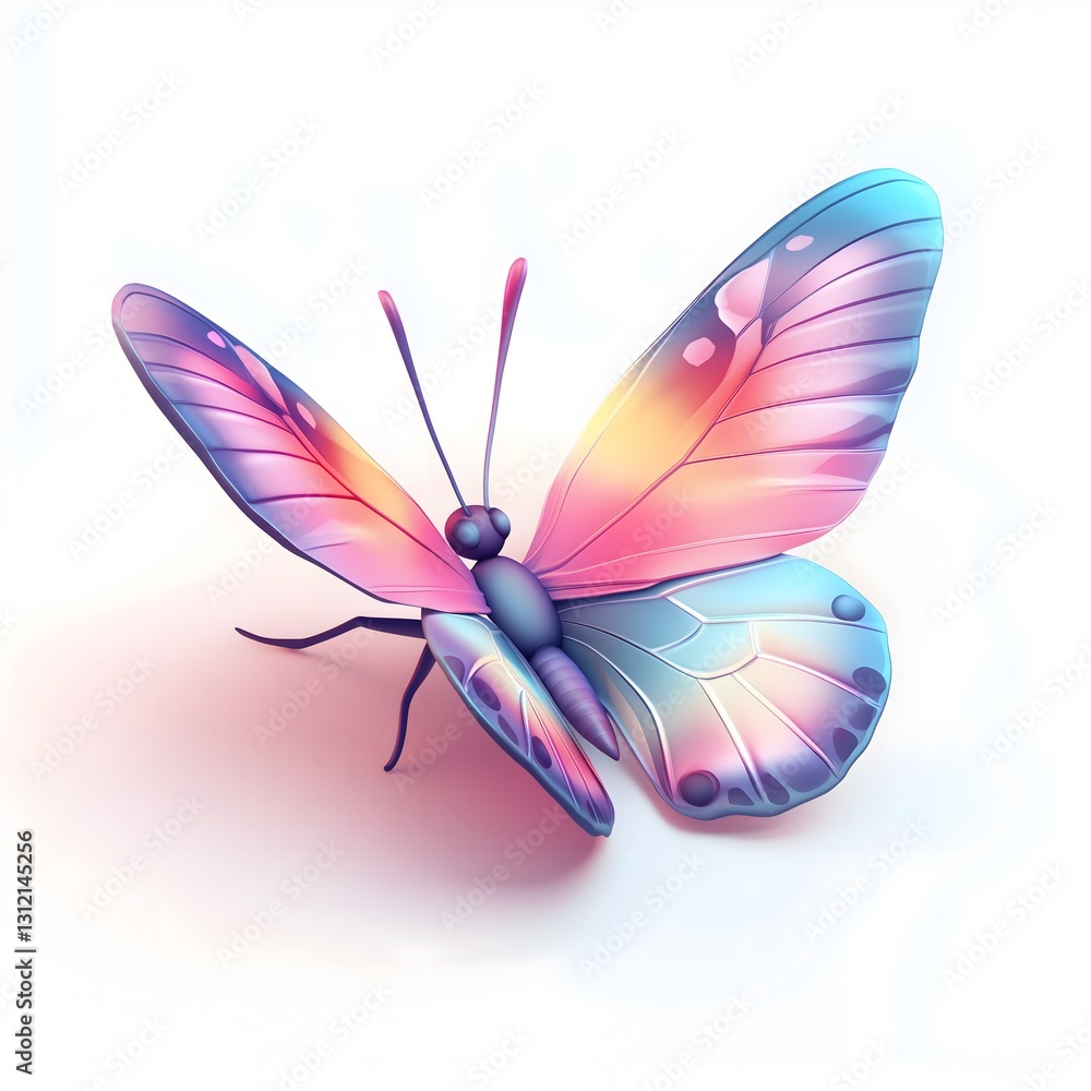 Colorful Butterfly Illustration Colorful Butterfly Illustration