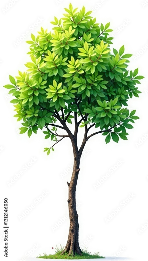 Fototapeta premium Single isolated branch with intricate details, tree, texture