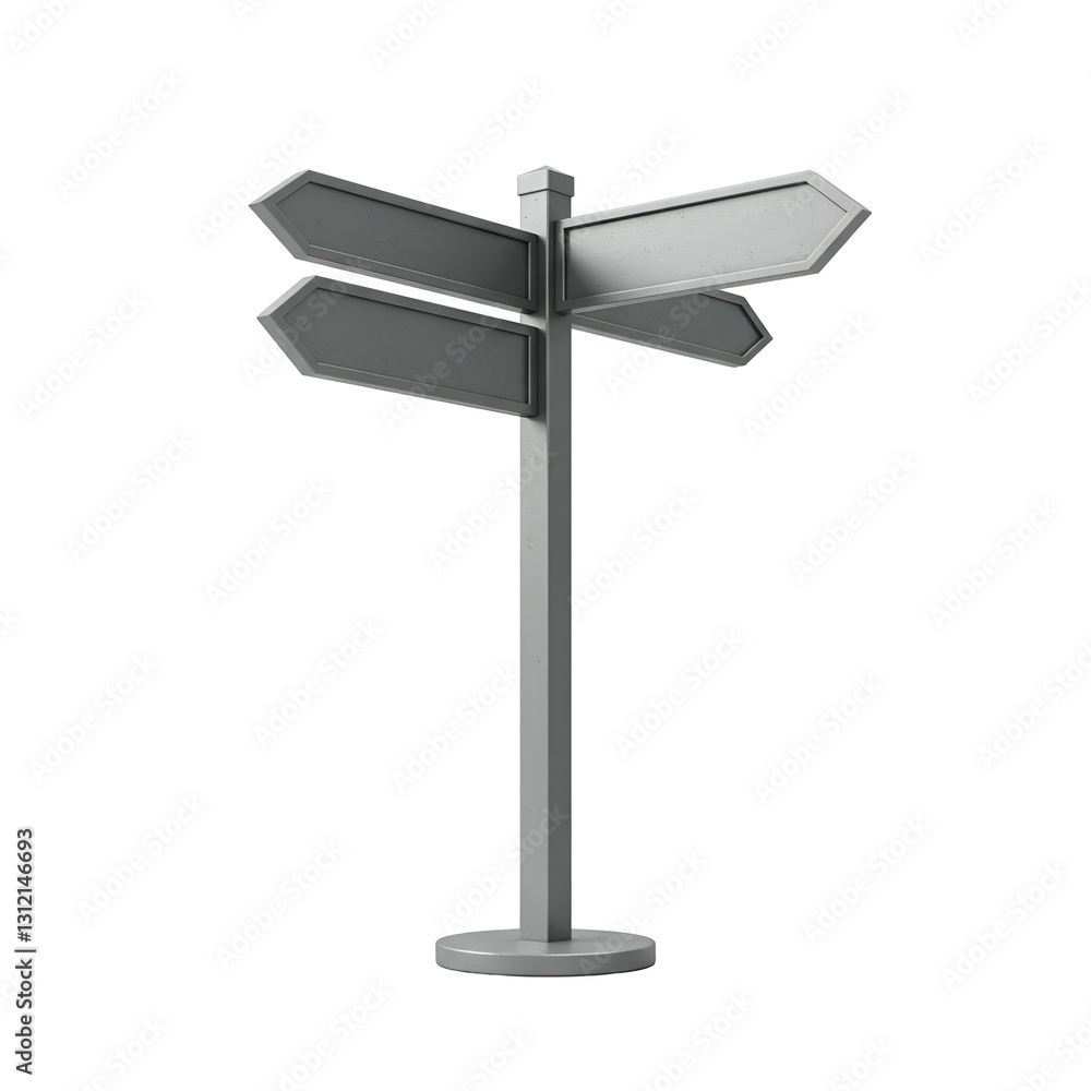Minimal Signpost with Arrows Image Minimal Signpost with Arrows Image