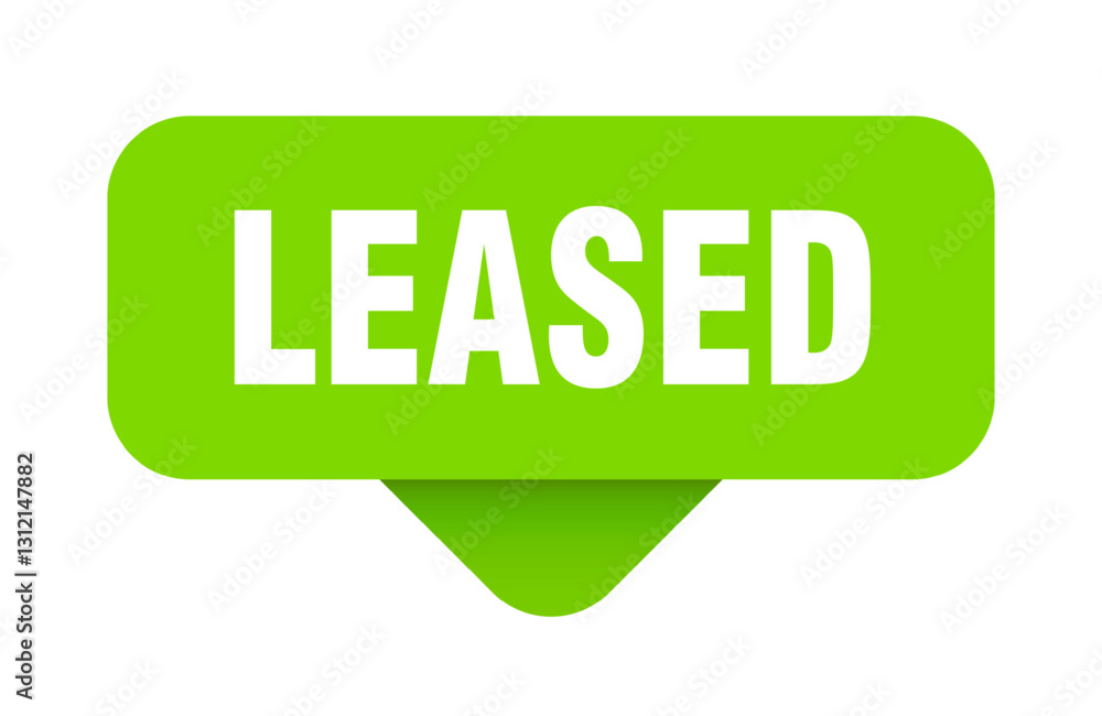 leased sticker. leased sign on transparent background leased sticker. leased sign on transparent background
