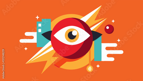 These descriptions aim to evoke the dynamic and eyecatching nature of promotional graphics while maintaining clarity and simplicity.