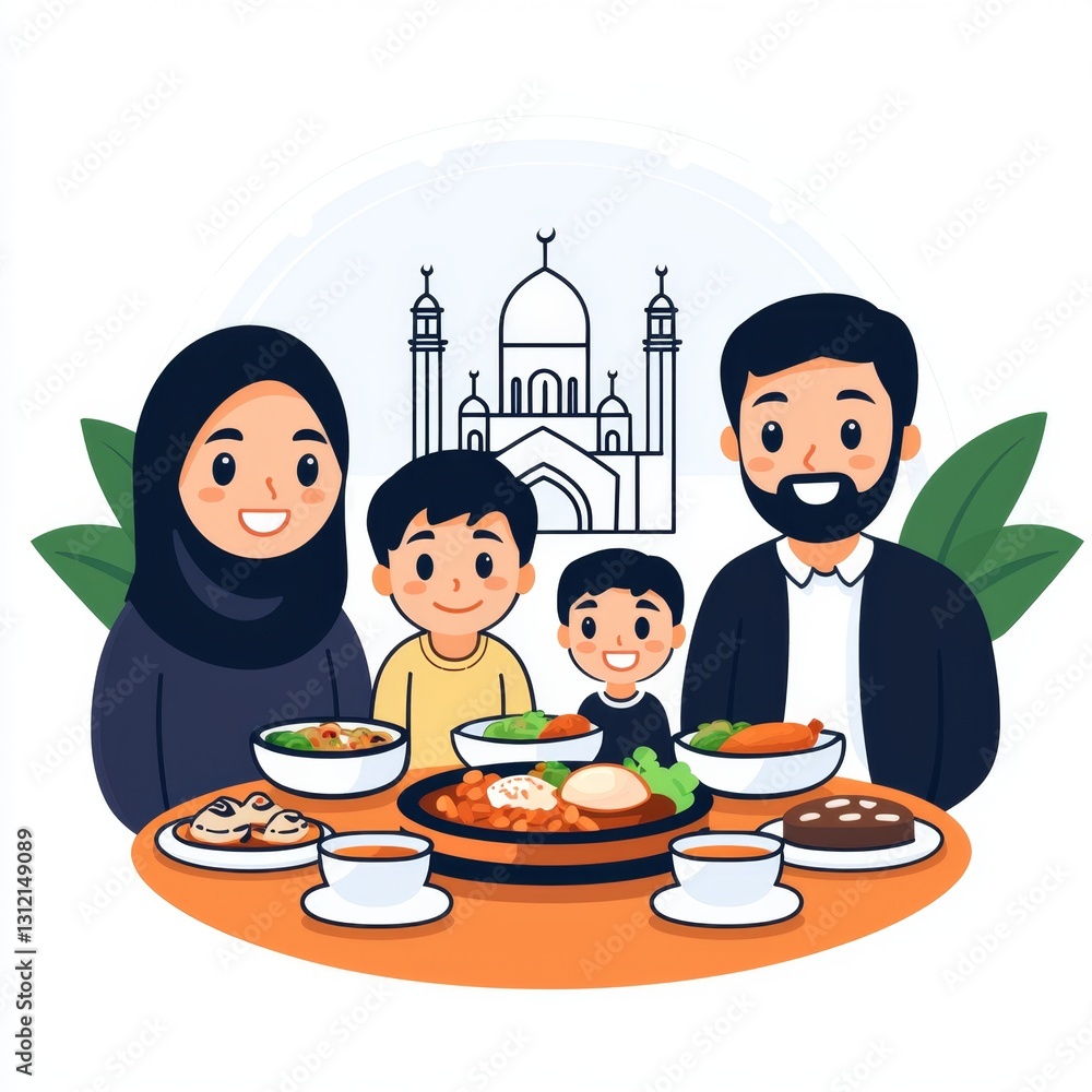 Traditional Marhaban Ya Ramadhan illustration Traditional Marhaban Ya Ramadhan illustration