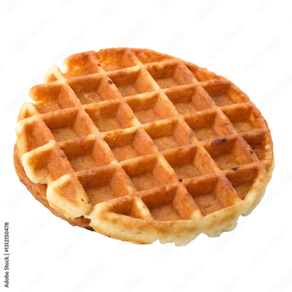 Waffle isolated on white background Waffle isolated on white background